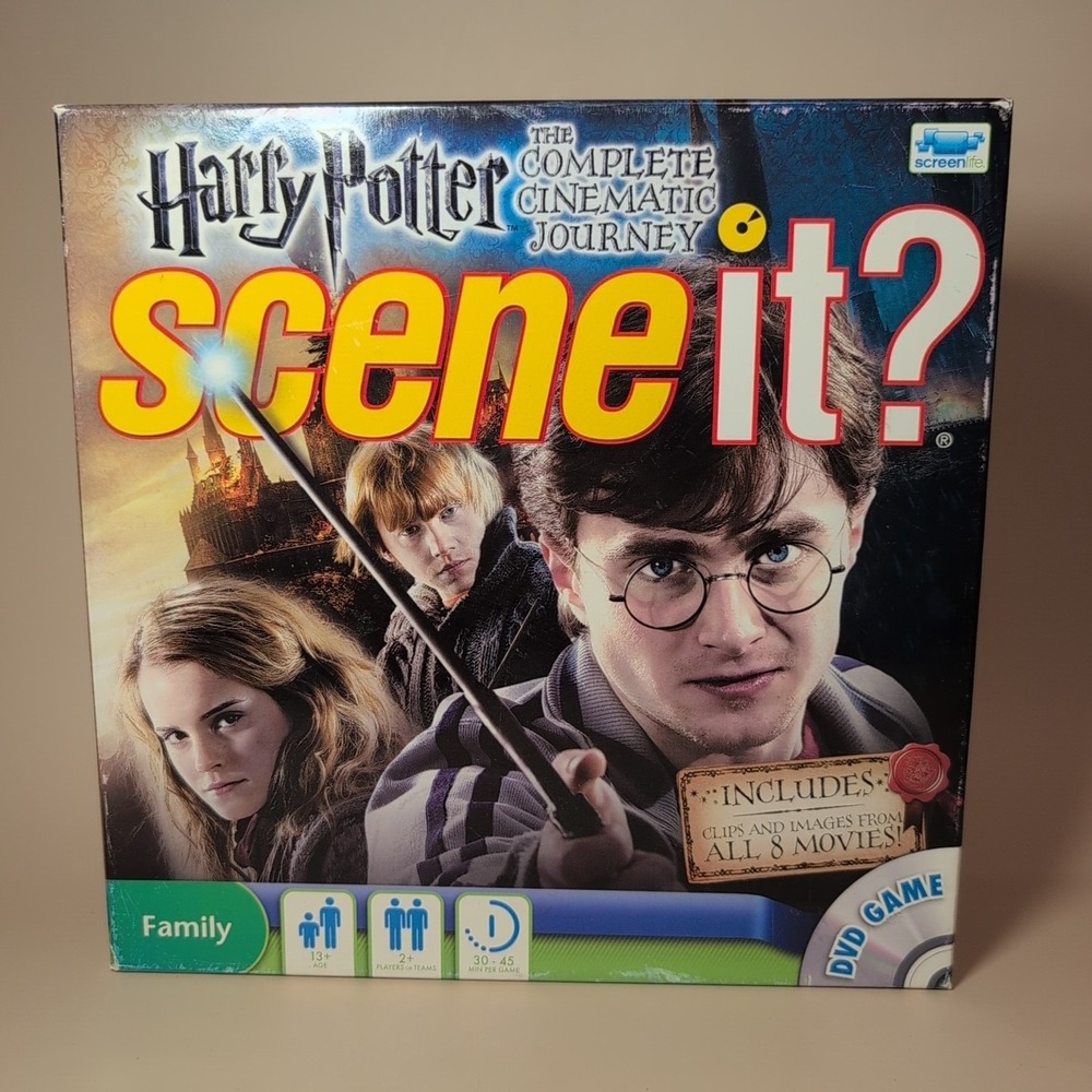 Harry Potter The Complete Cinematic Journey Scene It Game 2011 Working Disc